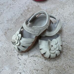 Charming Cream Kids Sandals
